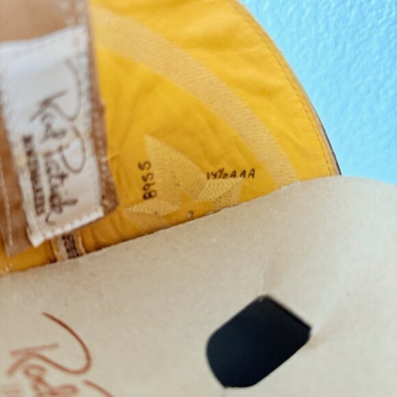 NEW Rod Patrick Mens Cowboy Boots 14.5AAA Antique Mocha Bison Brown Western - Picture 9 of 11